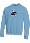 Main image for Mens Drexel Dragons Blue Champion Versa Twill Vault Dragon Crew Sweatshirt