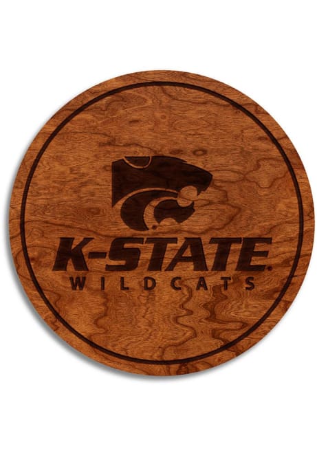 Brown K-State Wildcats Cherry Coaster