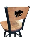 Main image for Brown K-State Wildcats Maple Seat Maple Back Swivel Pub Stool