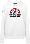 Main image for Levelwear Arizona Diamondbacks Womens White Adorn Banner Arch Hooded Sweatshirt