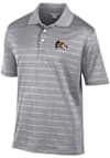 Main image for Mens Drexel Dragons Grey Champion Embroidered Textured Solid Short Sleeve Polo Shirt