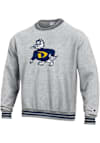 Main image for Mens Drexel Dragons Navy Blue Champion Ribbed Reverse Weave Crew Sweatshirt