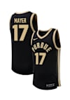Main image for Omer Mayer Mens Black Purdue Boilermakers NIL Name And Number Basketball Jersey