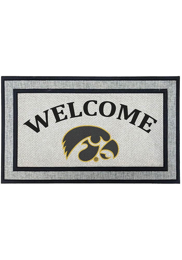 Iowa Hawkeyes Welcome 18x30 Door Mat - Thumbnail 4
