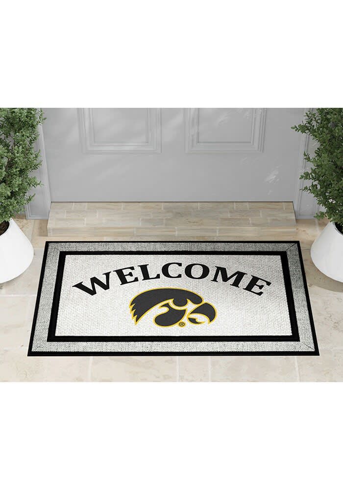 Iowa Hawkeyes Welcome 18x30 Door Mat - Thumbnail 5