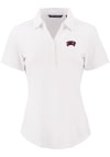 Main image for Womens USC Trojans White Cutter and Buck Forge Eco Polo Short Sleeve Polo Shirt