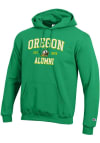 Main image for Mens Oregon Ducks Green Champion Est Alumni Powerblend Hooded Sweatshirt