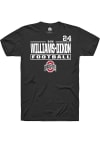 Main image for Sam Williams-Dixon Rally Mens Black Ohio State Buckeyes NIL Stacked Box Player T Shirt
