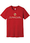Main image for Maryland Terrapins Red Summit Sportswear A. James Clark School of Engineering Short Sleeve Fashion..