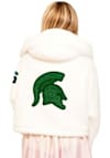 Main image for Womens Michigan State Spartans White Jill Martin Double Bedazzled Lounger Medium Weight Jacket