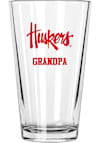 Main image for White Nebraska Cornhuskers Grandpa 16 oz Pint Glass