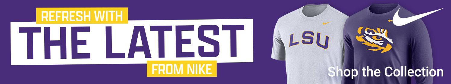 Refresh With The Latest From Nike | Shop the LSU Tigers Collection