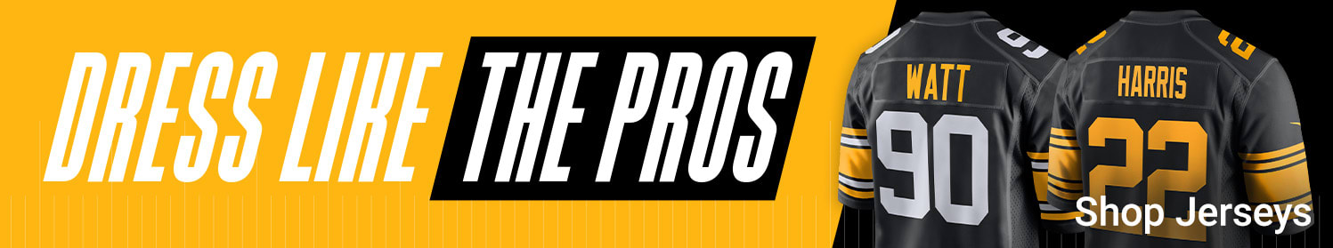 Dress Like The Pros | Shop Steelers Jerseys