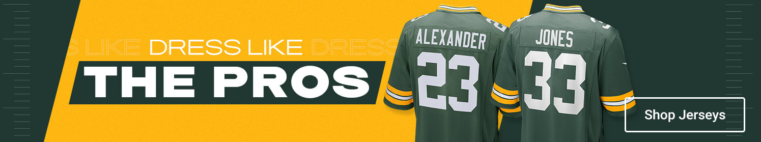 Dress Like the Pros | Shop Packers Jerseys