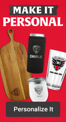 Make It Personal | Shop DC United Personalized