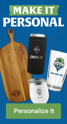 Make It Personal | Shop Seattle Sounders Personalized