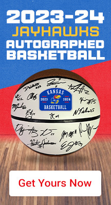 2023-24 Jayhawks Autographed Basketball | Get Yours Now