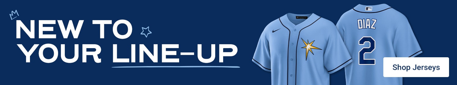 New To Your Line-Up | Shop Tampa Bay Rays Jerseys