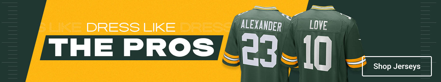 Dress Like the Pros | Shop Packers Jerseys