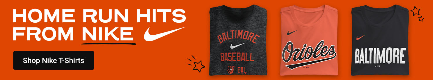 Home Run Hits From Nike | Shop Baltimore Orioles Nike T-Shirts