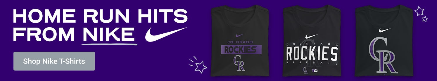 Home Run Hits From Nike | Shop Colorado Rockies Nike T-Shirts