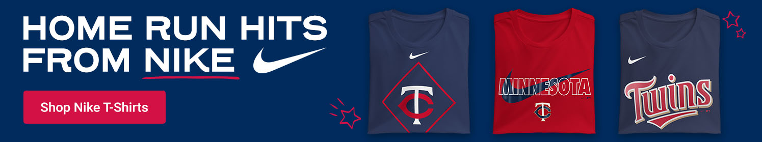 Home Run Hits From Nike | Shop Minnesota Twins Nike T-Shirts