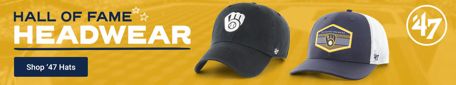 Hall of Fame Headwear | Shop Milwaukee Brewers '47 Hats
