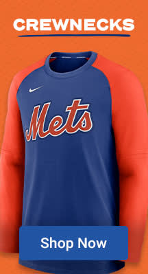 Crewnecks | Shop New York Mets Crewnecks