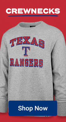 Crewnecks | Shop Texas Rangers Crewnecks