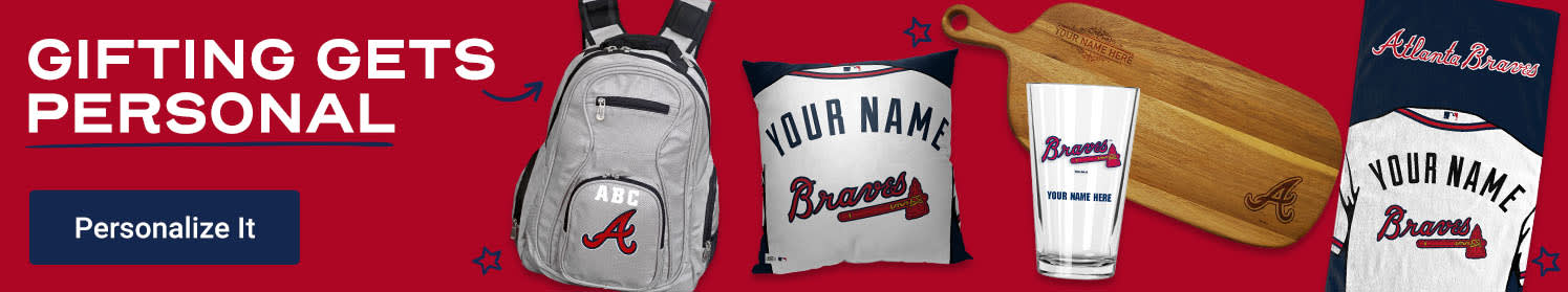 Gifting Gets Personal | Shop Atlanta Braves Personalized Gear