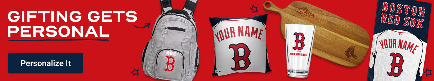 Gifting Gets Personal | Shop Boston Red Sox Personalized Gear