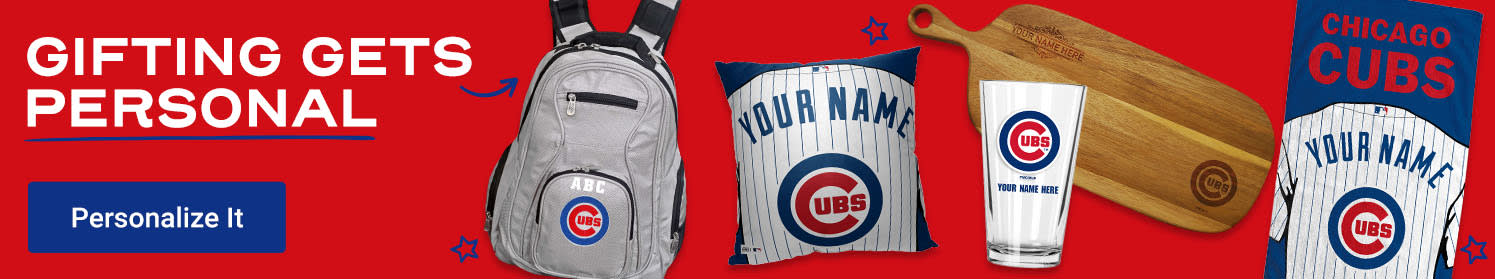Gifting Gets Personal | Shop Chicago Cubs Personalized Gear