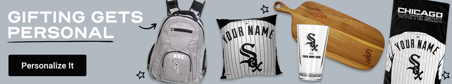 Gifting Gets Personal | Shop Chicago White Sox Personalized Gear