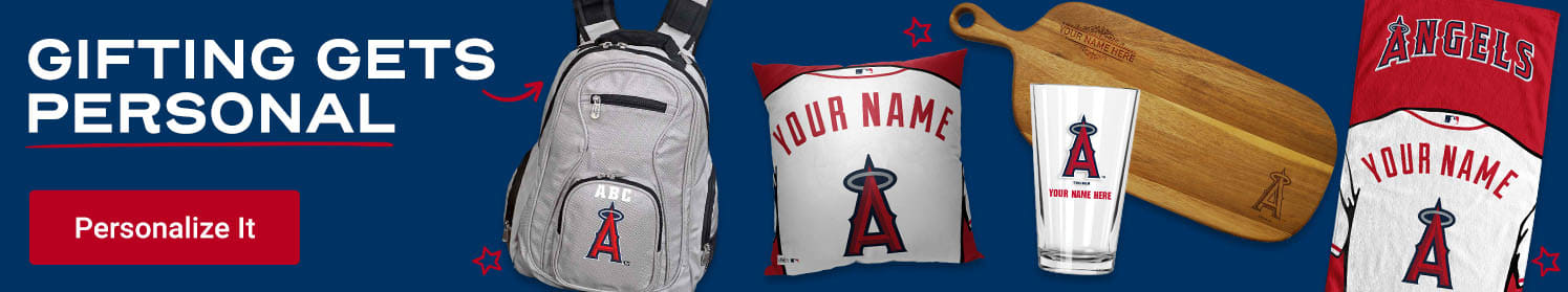 Gifting Gets Personal | Shop Los Angeles Angels Personalized Gear