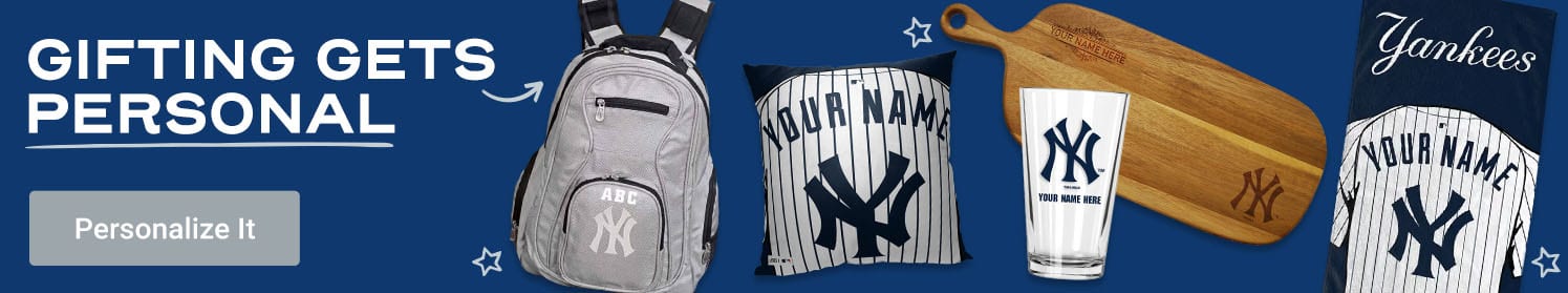 Gifting Gets Personal | Shop New York Yankees Personalized Gear