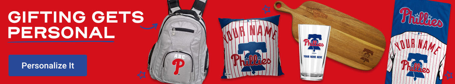 Gifting Gets Personal | Shop Philadelphia Phillies Personalized Gear