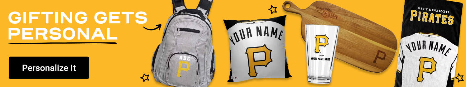 Gifting Gets Personal | Shop Pittsburgh Pirates Personalized Gear