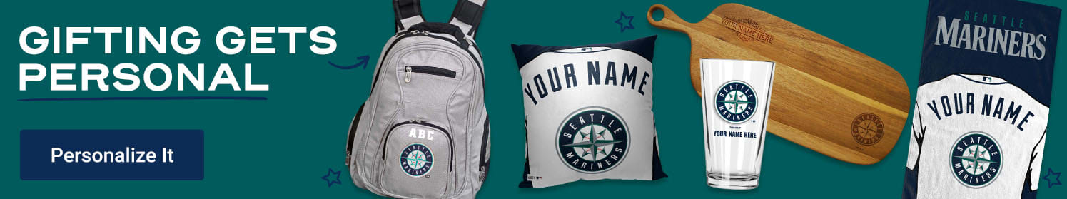 Gifting Gets Personal | Shop Seattle Mariners Personalized Gear
