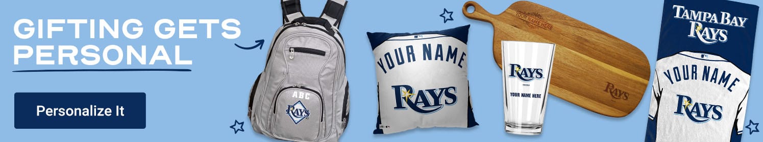 Gifting Gets Personal | Shop Tampa Bay Rays Personalized Gear