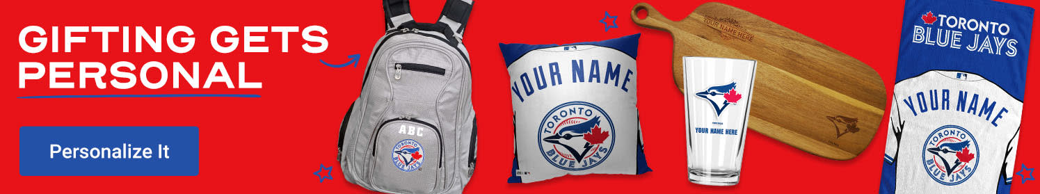 Gifting Gets Personal | Shop Toronto Blue Jays Personalized Gear