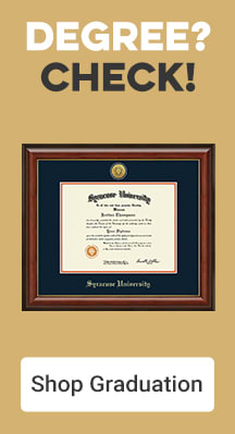 Degree? Check! | Shop Syracuse Orange Graduation