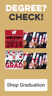 Degree? Check! | Shop Wisconsin Badgers Graduation