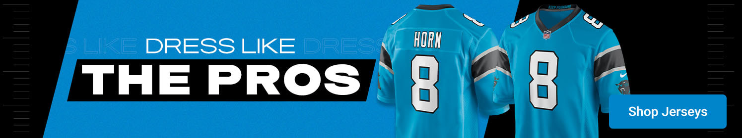 Dress Like The Pros | Shop Carolina Panthers Jerseys