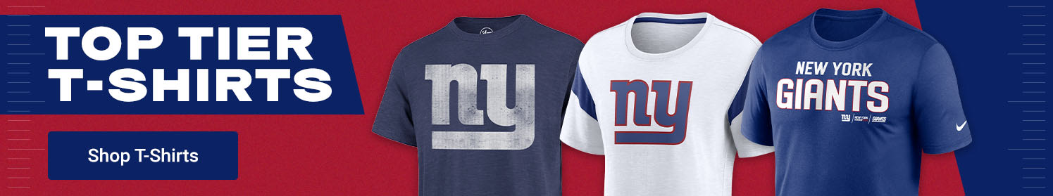 Top Tier T-Shirts | Shop New York Giants T-Shirts