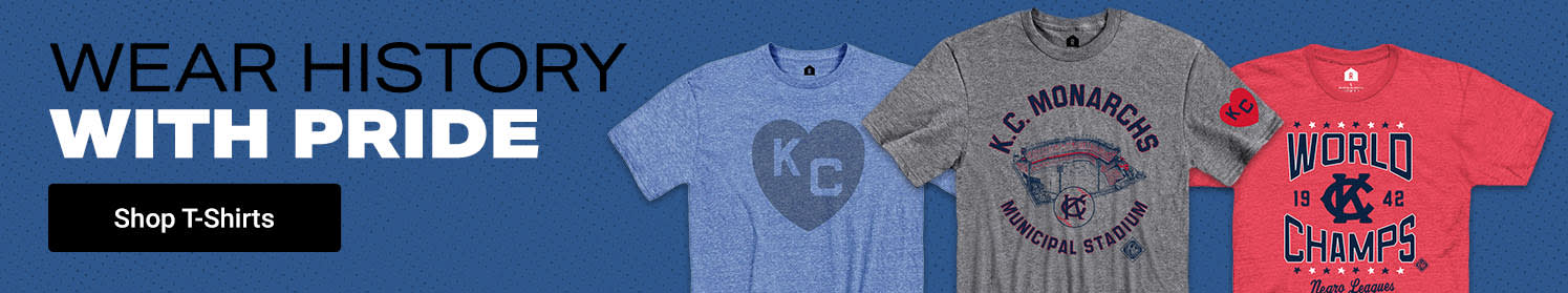 Wear History With Pride | Shop Kansas City Monarchs T-Shirts