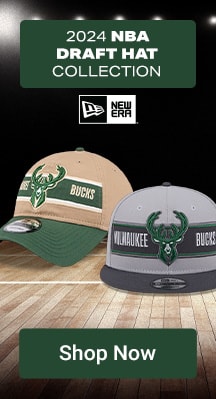 Milwaukee Bucks 2024 NBA Draft Hat Collection | Shop Now