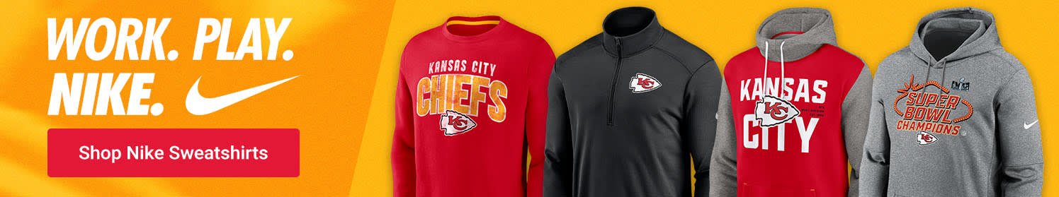 Work. Play. Nike. | Shop Kansas City Chiefs Nike Sweatshirts