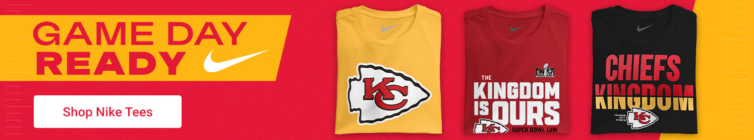 Game Day Ready | Shop Kansas City Chiefs Nike T-Shirts