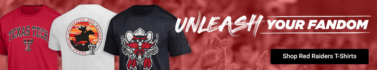 Unleash Your Fandom | Shop Texas Tech Red Raiders T-Shirts