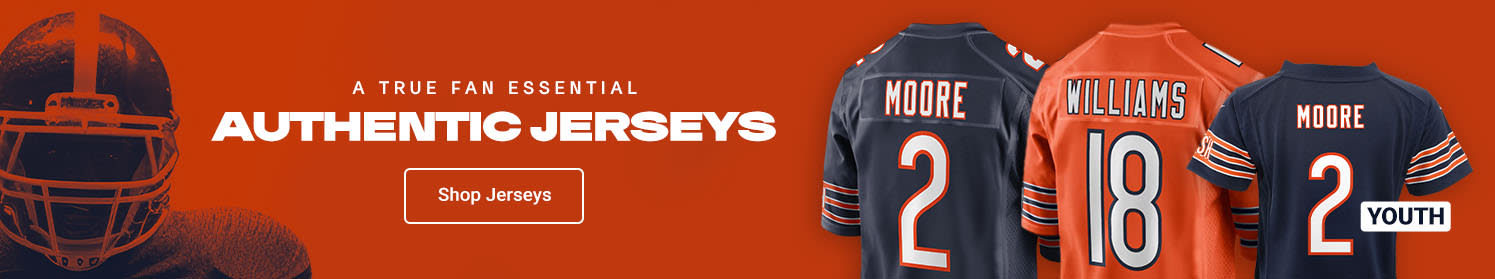 A True Fan Essential Authentic Jerseys | Shop Chicago Bears Jerseys